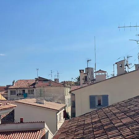 Nice Renting - Fersen - 2 Rooms Vieil Antibes - Ac - Safranier - Big Terrace Esterno foto